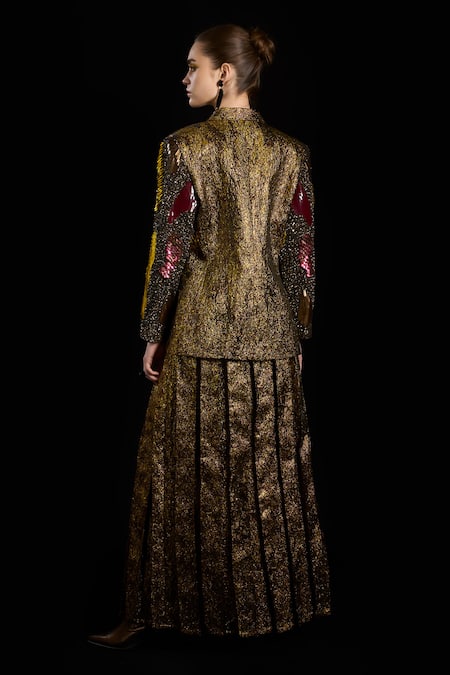 Rara Avis Dabka & Aari Work Blazer 