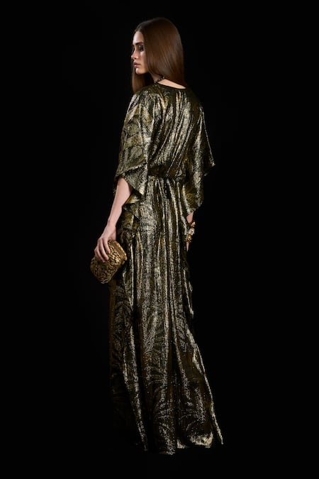 Rara Avis The Silk Route Kaftan With Hand Woven Belt 