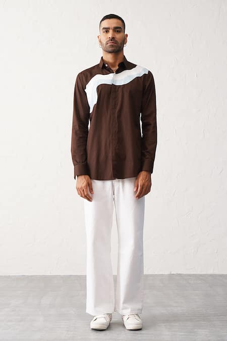 Seven Terra Flow Panelled Shirt 