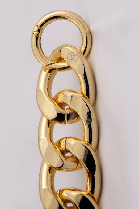 Buy_Saurav Ghosh_Gold Zari Elite Animal Carved Rectangle Shaped Clutch_Online_at_Aza_Fashions