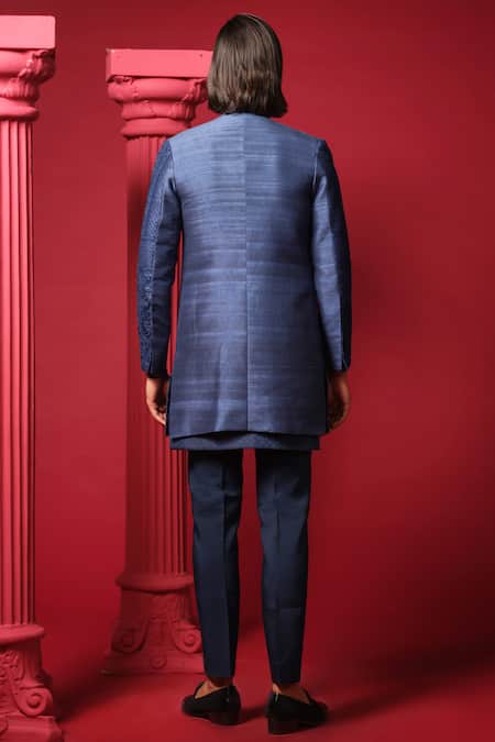 Amrit Dawani Luxe Embroidered Kurta Jacket Set 