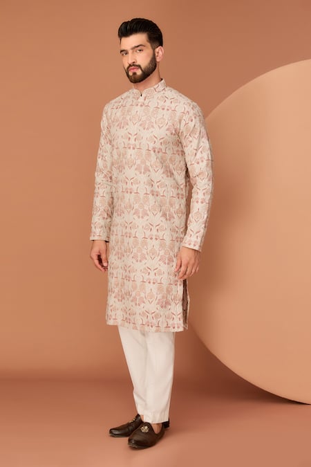 Kasbah Chikankari Embroidered Kurta 