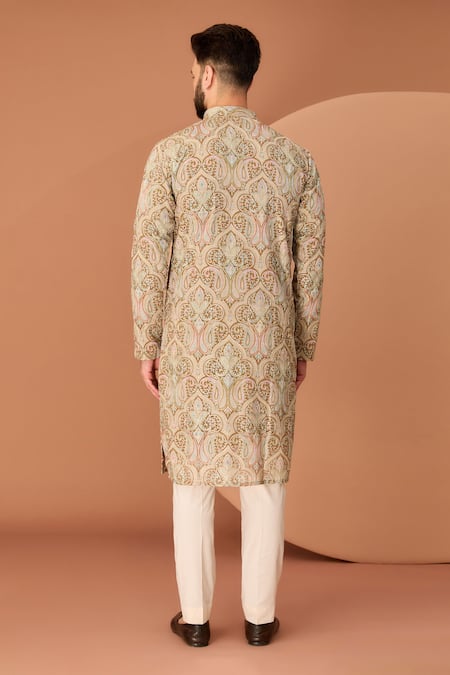 Kasbah Kashmiri Thread Embroidered Kurta 