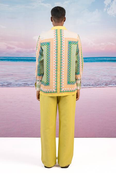 Siddhartha Bansal Poet Kaleidoscopic Print Shirt 