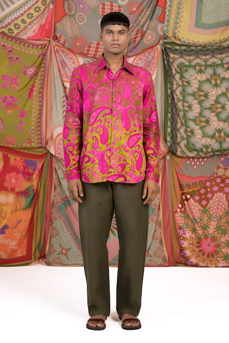 Siddhartha Bansal Paisley Print Shirt 