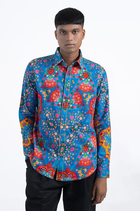 Siddhartha Bansal Kaleidoscopic Print Shirt 