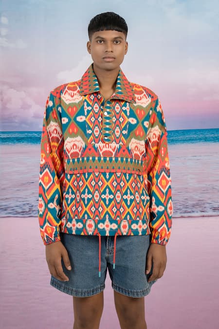 Siddhartha Bansal Hawaiian Sunset Pullover Jacket 