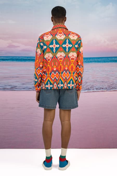 Siddhartha Bansal Hawaiian Sunset Pullover Jacket 