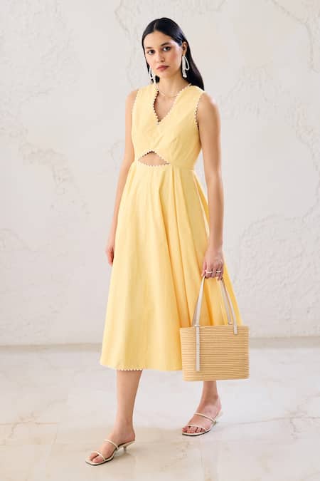 Lavanya Ahuja Buttercup Cut Out Dress 