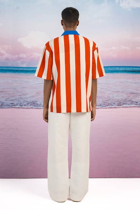 Siddhartha Bansal Malboro Stripe Print Shirt 