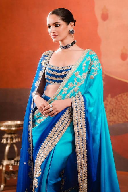 Masaba Saanjh Stitched Saree Set With Dupatta 