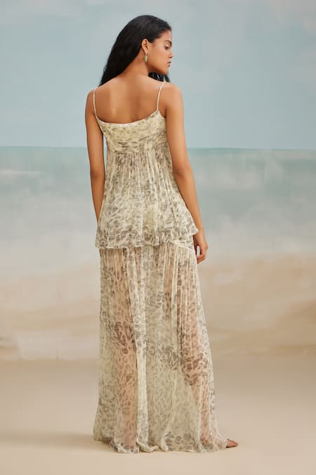 The Iaso Cher Abstract Print Skirt 