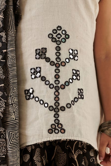 Shop Cute Couture Beige , Satin Sequins, Embroidery Kurta Dhoti Pant Set Online at Aza Fashions Shop_Cute Couture_Beige , Satin Sequins, Embroidery Kurta Dhoti Pant Set _Online_at_Aza_Fashions