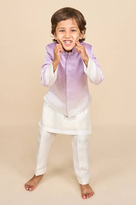 All Boy Couture Ombre Kurta Jodhpuri Set 