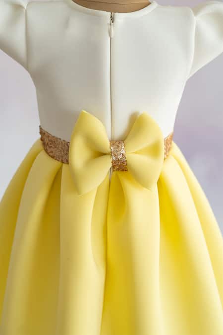 Buy Ruchika Lath Label Off White Neoprene Sequins, Pearls Simba Embroidered Dress Online at Aza Fashions Buy_Ruchika Lath Label_Off White Neoprene Sequins, Pearls Simba Embroidered Dress _Online_at_Aza_Fashions