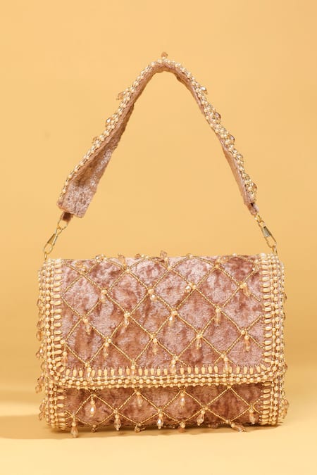 MODARTA Crystal Tassel Jaal Work Bag 