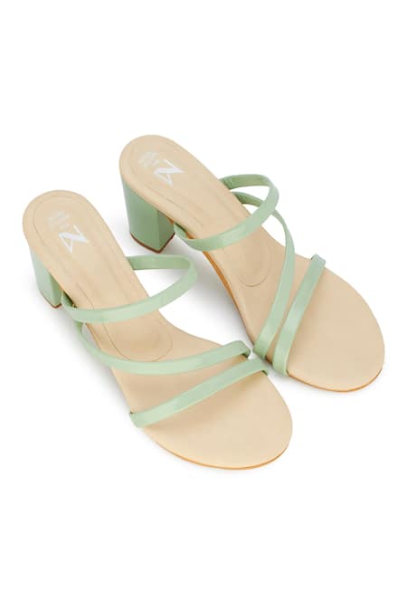 The Madras Trunk Trio August Strappy Heels 