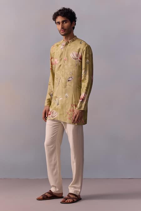 Kalista Nasir Embroidered Short Kurta With Pant 