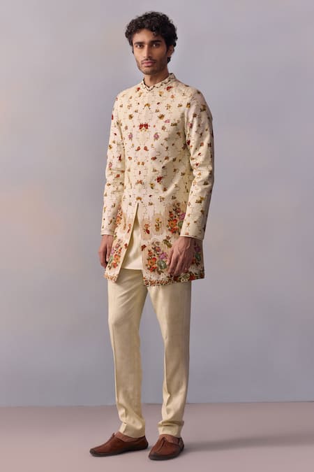 Kalista Rehyan Kurta Set With Achkan 