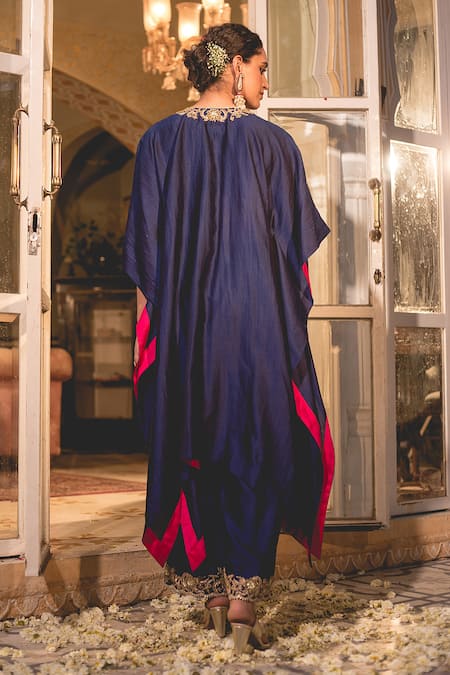 Surbhi Shah Zardozi Embroidered Kaftan & Pant Set 