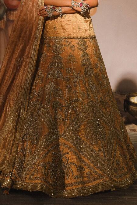 Buy Masaba Pink Silk, Tissue Embroidery, Sequins, Zari The Agra Petha Bridal Lehenga Set Online at Aza Fashions Buy_Masaba_Pink Silk, Tissue Embroidery, Sequins, Zari The Agra Petha Bridal Lehenga Set _Online_at_Aza_Fashions