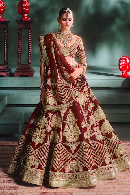 Masaba The Aalu Bukhara Bridal Lehenga Set 