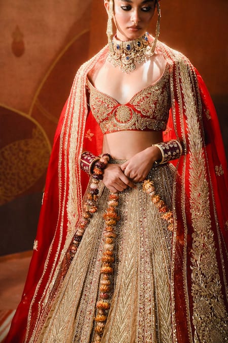 Buy Masaba Orange , Organza Embroidery, The Khubani Ka Meetha Bridal Lehenga Set Online at Aza Fashions Buy_Masaba_Orange , Organza Embroidery, The Khubani Ka Meetha Bridal Lehenga Set _Online_at_Aza_Fashions