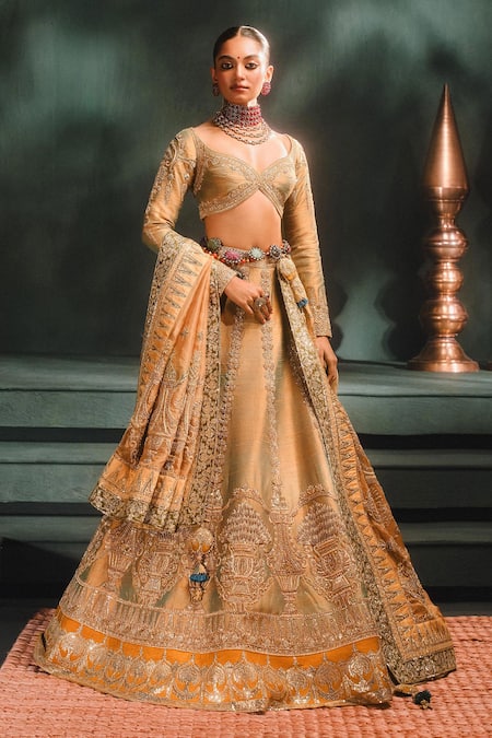 Masaba The Kesar Varak Bridal Lehenga Set 