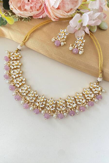 Namasya Floral Carved Choker Set 