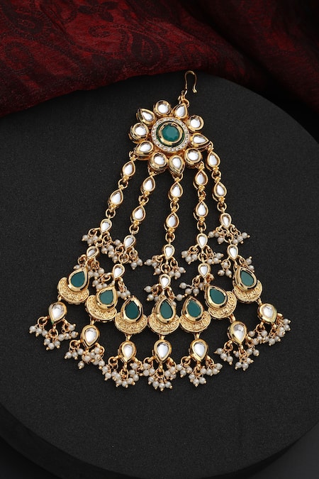 Swabhimann Kundan Studded Floral Passa