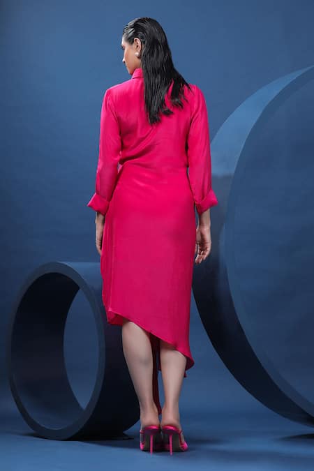 Coeur Hand Embroidered Shirt Dress 