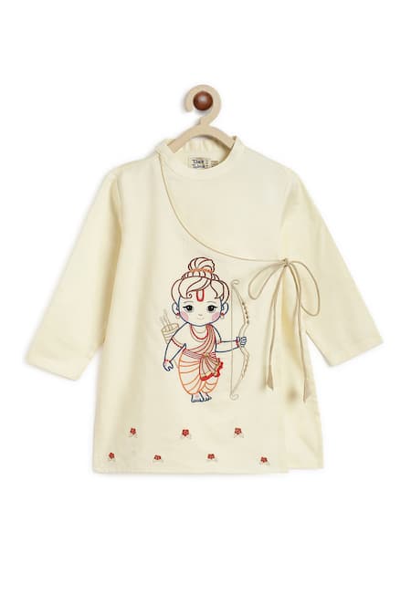 Buy Tiber Taber Cream Cotton Embroidery Ram Thread Kurta With Dhoti Pant Online at Aza Fashions Buy_Tiber Taber_Cream Cotton Embroidery Ram Thread Kurta With Dhoti Pant_Online_at_Aza_Fashions