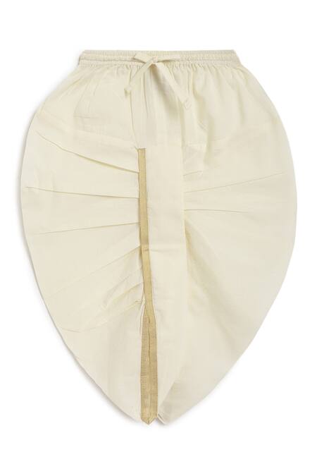 Shop Tiber Taber Cream Cotton Embroidery Ram Thread Kurta With Dhoti Pant Online at Aza Fashions Shop_Tiber Taber_Cream Cotton Embroidery Ram Thread Kurta With Dhoti Pant_Online_at_Aza_Fashions