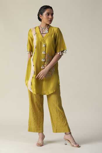 Arpita Sulakshana Mandala Side Embroidered Tunic With Pant 
