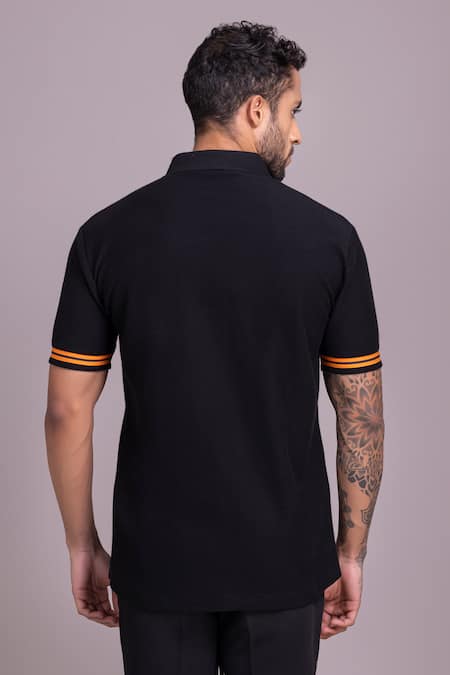 Amit Arora Collared Half Sleeve T-Shirt 