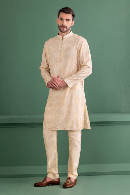 AMIT ARORA Dori Embroidered Kurta Set 