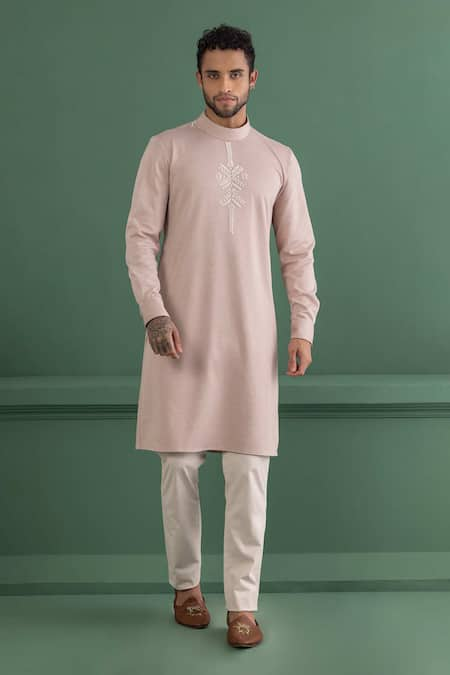 AMIT ARORA Cutdana Placement Embroidered Kurta 