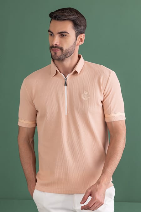 AMIT ARORA Textured T Shirt 