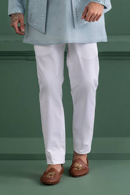 Amit Arora Blue Chanderi , Cotton Satin, Cotton, Mirrors Ombre Bundi And Kurta Set Online at Aza Fashions Amit Arora_Blue Chanderi , Cotton Satin, Cotton, Mirrors Ombre Bundi And Kurta Set _Online_at_Aza_Fashions