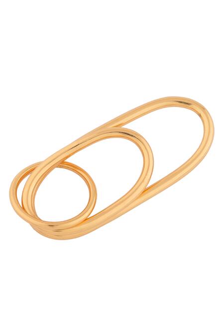 Buy_Anaash_Gold Plated Trinity Ring