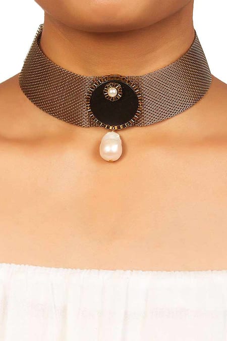 Rejuvenate jewels Sunset Sawdust Choker 