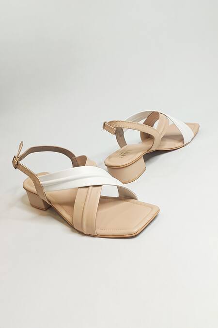 Buy_The Alter_Beige Cross Strap Heels 