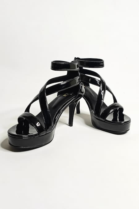 The Alter Black Debora Strappy Gladiator Stilleto Heels Online at Aza Fashions The Alter_Black Debora Strappy Gladiator Stilleto Heels _Online_at_Aza_Fashions