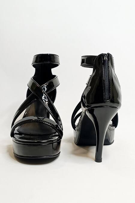 Buy The Alter Black Debora Strappy Gladiator Stilleto Heels Buy_The Alter_Black Debora Strappy Gladiator Stilleto Heels