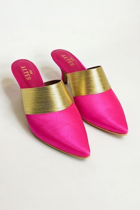 The Alter Jane Satin Mules 