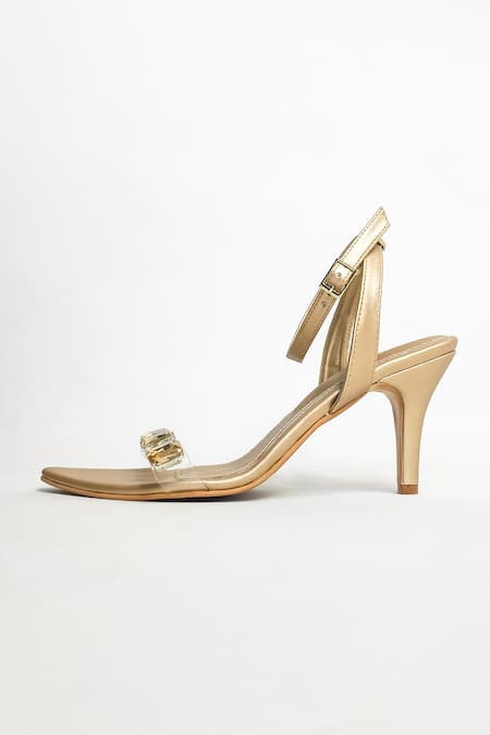 The Alter Gold Rhinestone Embellished Pointed Toe Heels at Aza Fashions The Alter_Gold Rhinestone Embellished Pointed Toe Heels _at_Aza_Fashions