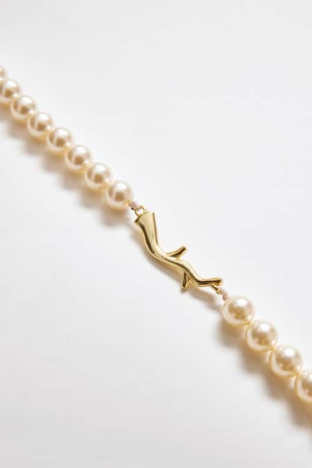 Voyce Jewellery Mocha Abstract Carved Bracelet 