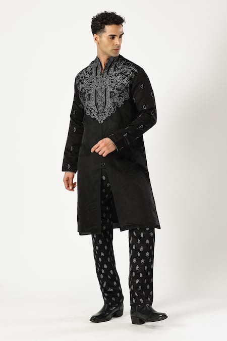 PARESH LAMBA SIGNATURES Embroidered Kurta & Trouser Set 