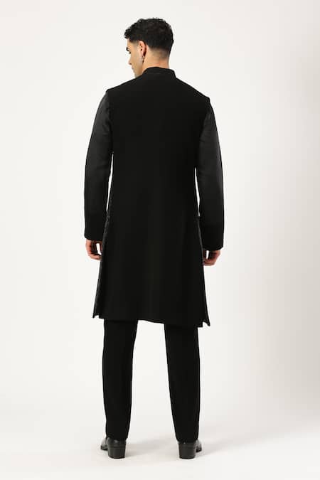 Paresh Lamba Signatures Plain Kurta & Trouser Set 