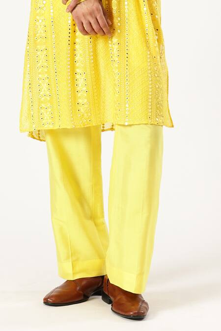 Buy Paresh Lamba Signatures Yellow Georgette Mirrors, Embroidery Mirrorwork Embellished Kurta With Pyjama Online at Aza Fashions Buy_Paresh Lamba Signatures_Yellow Georgette Mirrors, Embroidery Mirrorwork Embellished Kurta With Pyjama_Online_at_Aza_Fashions